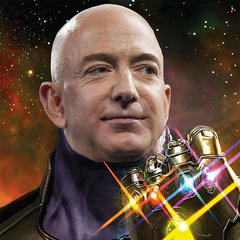 亚马逊电商退出中国与贝索斯的“灭霸式思维” Jeff Bezos & Thanos