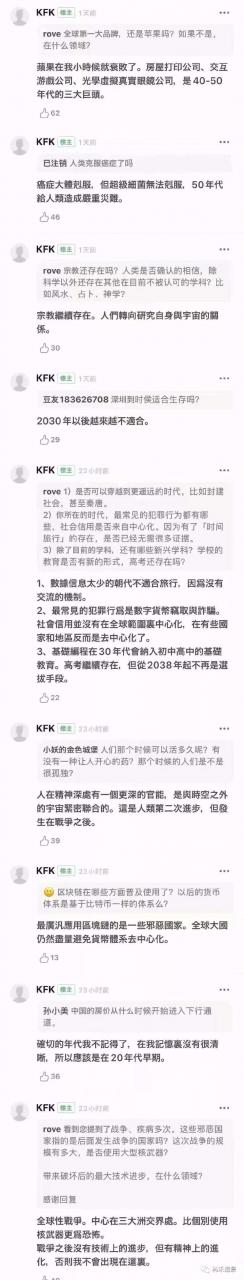 KFK 一个自称2060年穿越回来的“未来人” 透露房价、战争、世界格局……