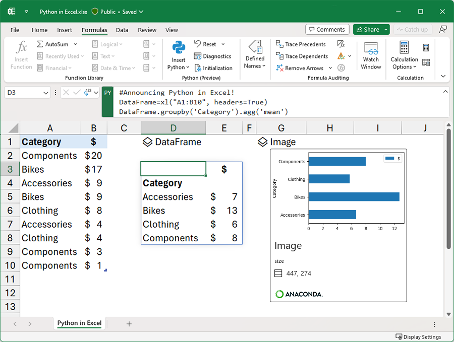 取代 VBA？Python 之父加入微软三年后，Python 重磅集成到 Excel