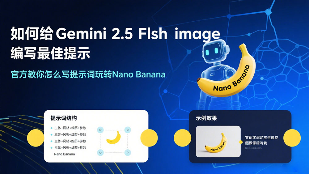 官方教你怎么写提示词玩转nano Banana《如何给gemini 2.5 Flash Image 编写最佳提示》pdf版 百度/夸克网盘