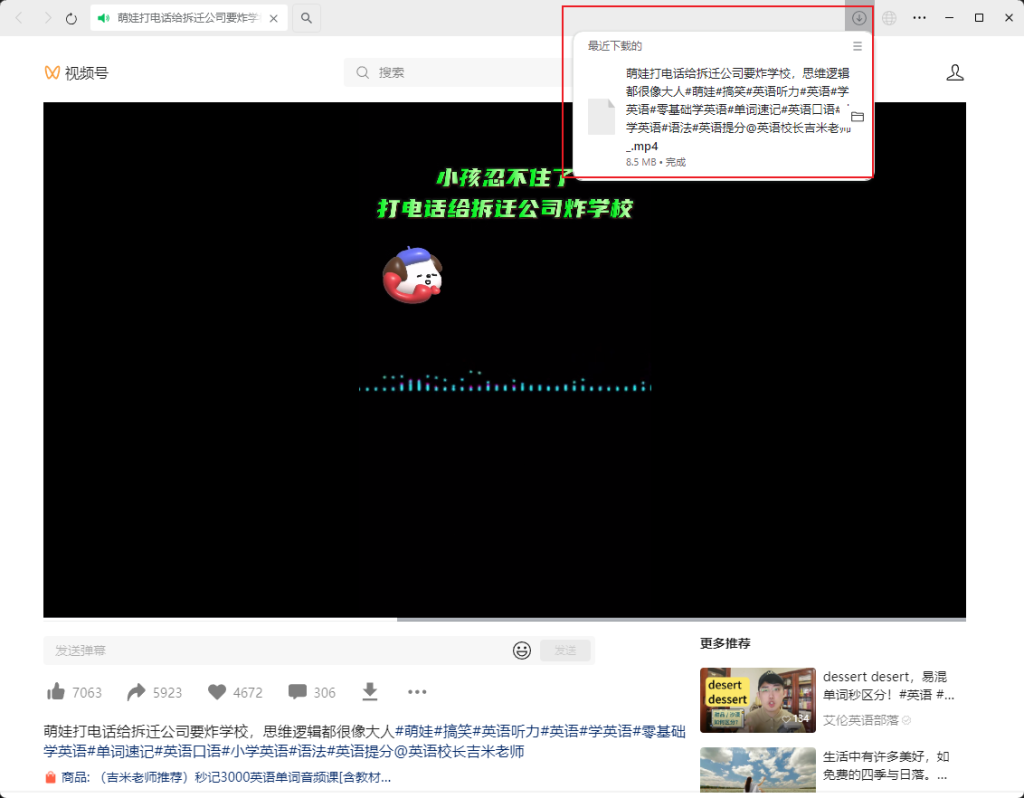 微信视频号下载器 wx_channels_download，一站式微信视频号下载工具