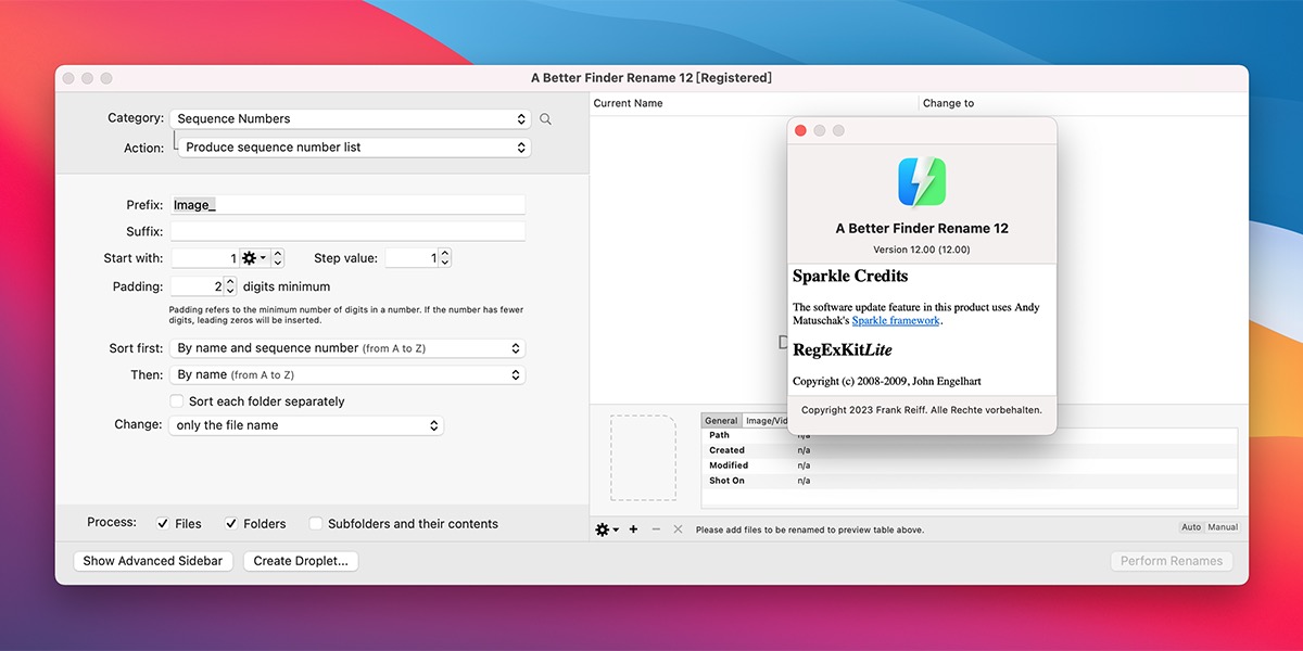 A Better Finder Rename 12.32 For Mac 破解版 文件批量重命名工具 A Better Finder Rename 12.32 For Mac 破解版 文件批量重命名工具